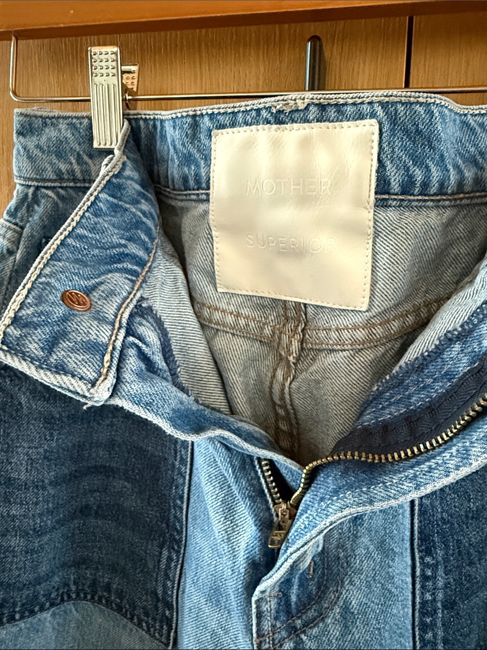 MOTHER Denim Jeana The Patch Maven Heel in Love Triangle Size 27 - Picture 7 of 16